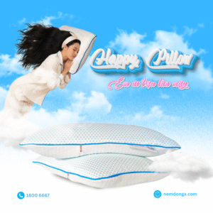 gối happy pillow đông á
