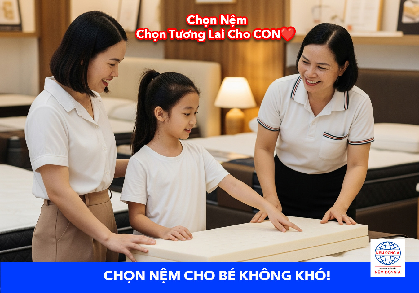 Nệm cho bé - nệm đông á